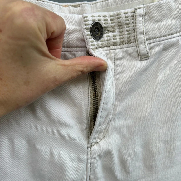 Pilcro Hyphen Creamy  White Chino Pants, size 27 - Picture 7 of 13